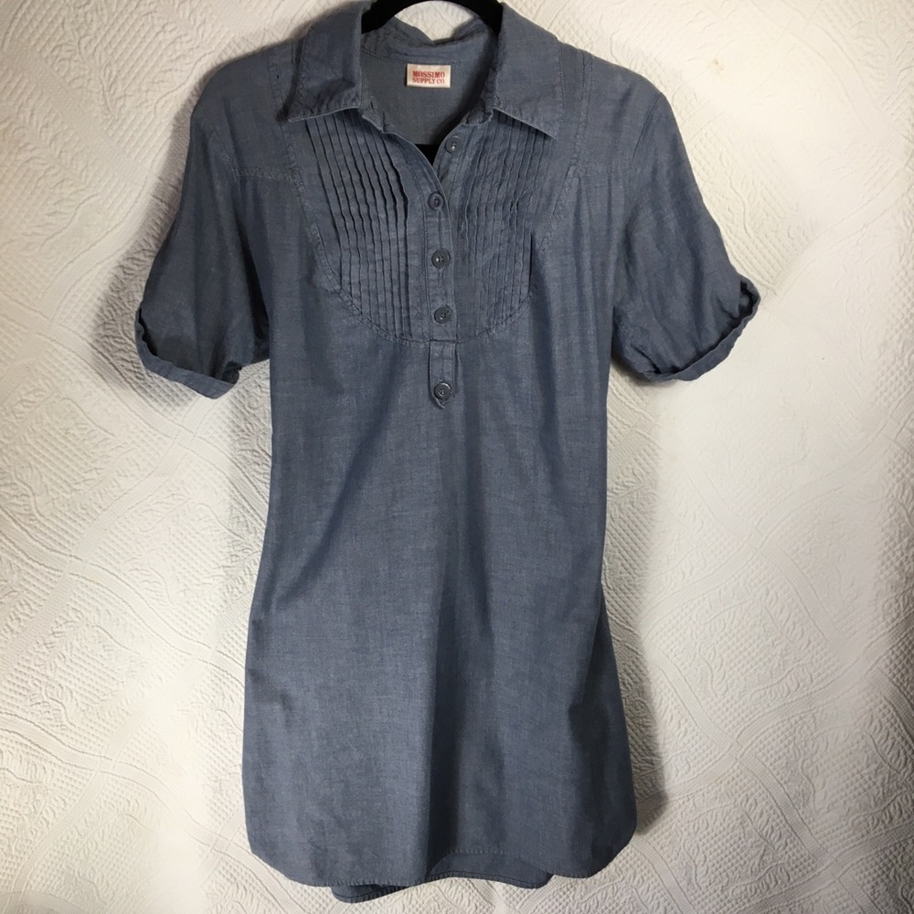 Woman’s Small Mossimo Blue/Denim Shirt Dress